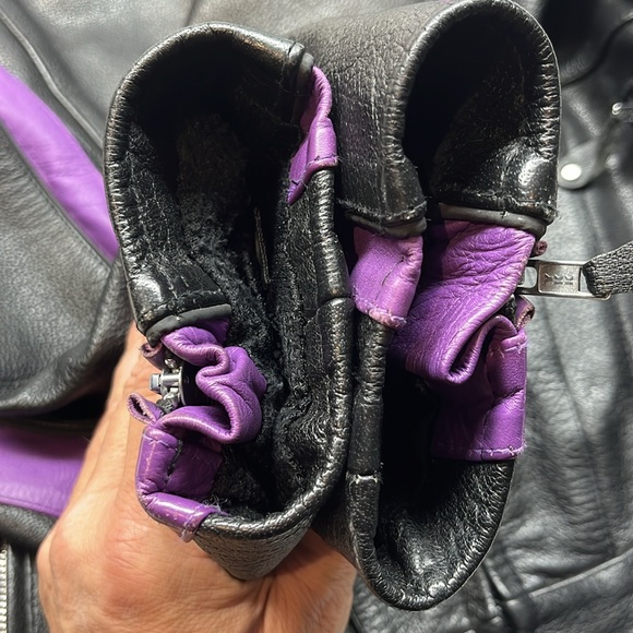 Screaming Eagle Ladies Leather Riding Jacket Size Large Excellent Condition - Picture 13 of 15